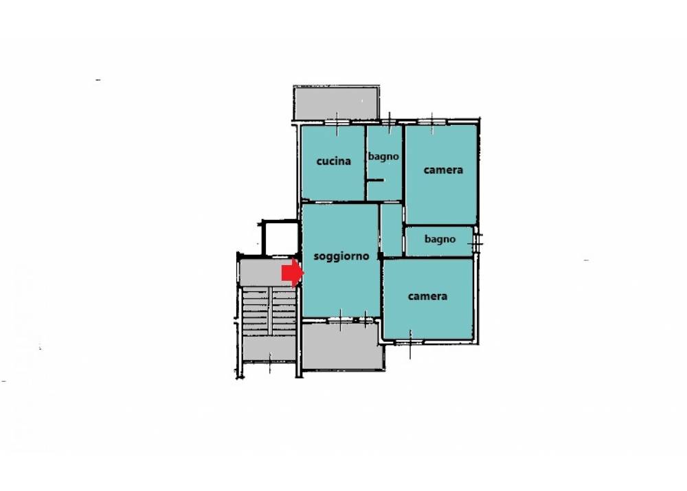 Vendita Appartamento a Parma trilocale Zona Est di 84 mq